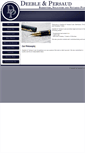 Mobile Screenshot of deeblepersaudlaw.com